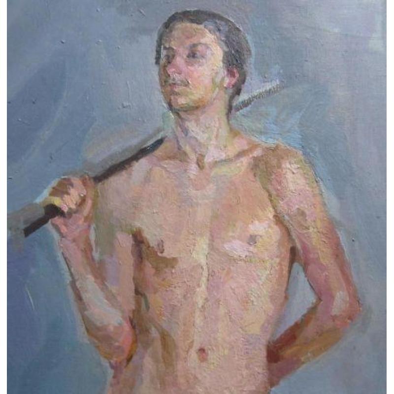 ===portret van een staand mannelijk naakt===