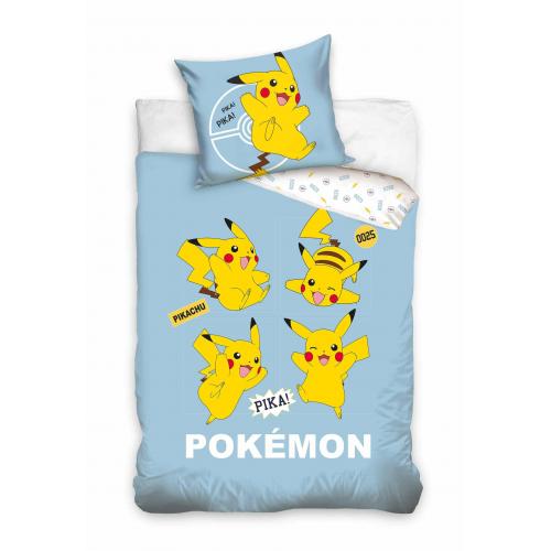 Pikachu Dekbedovertrek Pika- 140 x 200 cm - 70 x 90 cm