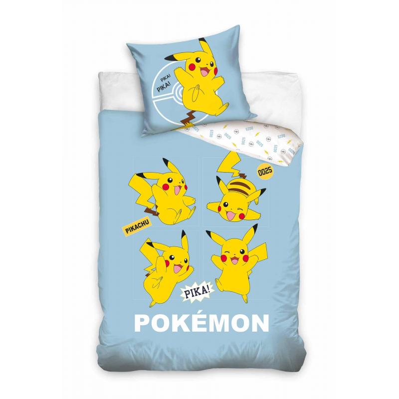 Pikachu Dekbedovertrek Pika- 140 x 200 cm - 70 x 90 cm