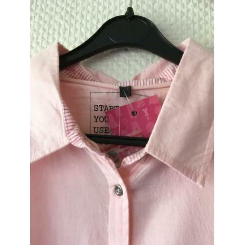 NIEUW! *ZE-ZE* Super Mooie Roze Bloes Maat XL [MP38] Mooie
