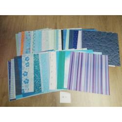 Verschillende sets scrappapier 30x30