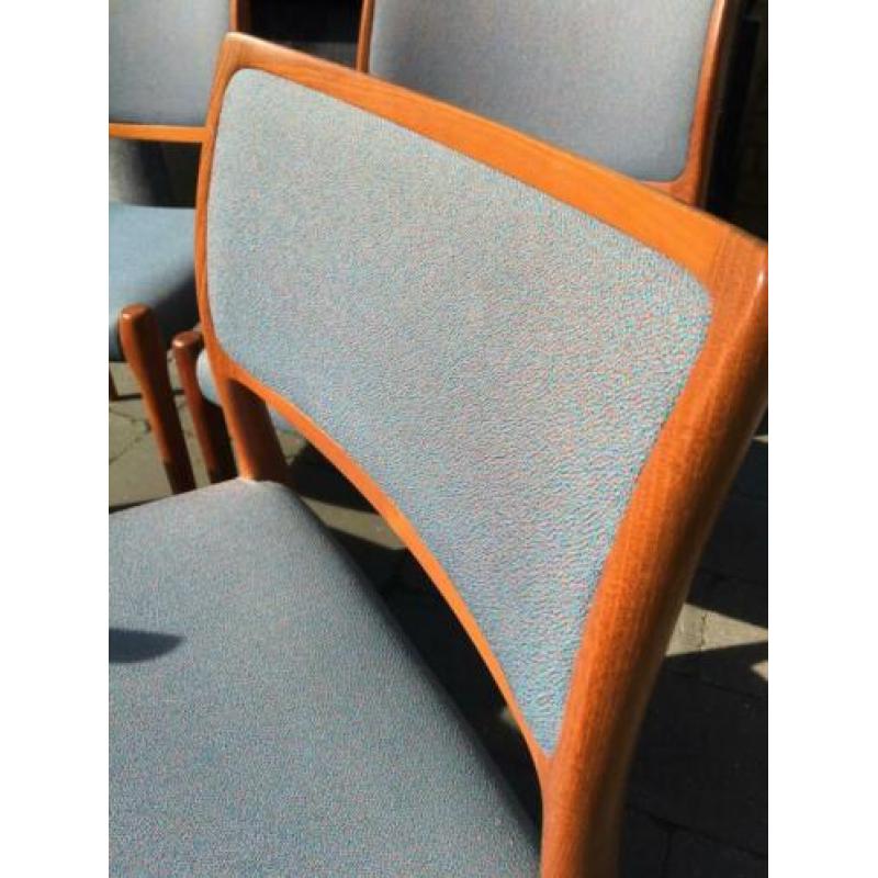 Niels Moller no 80 stoelen Deens design Vintage retro