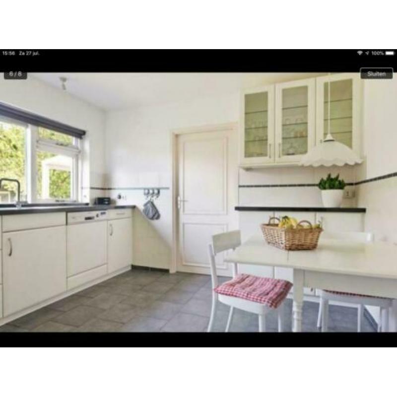 Losse keuken/vitrine kast met aanrechtblad