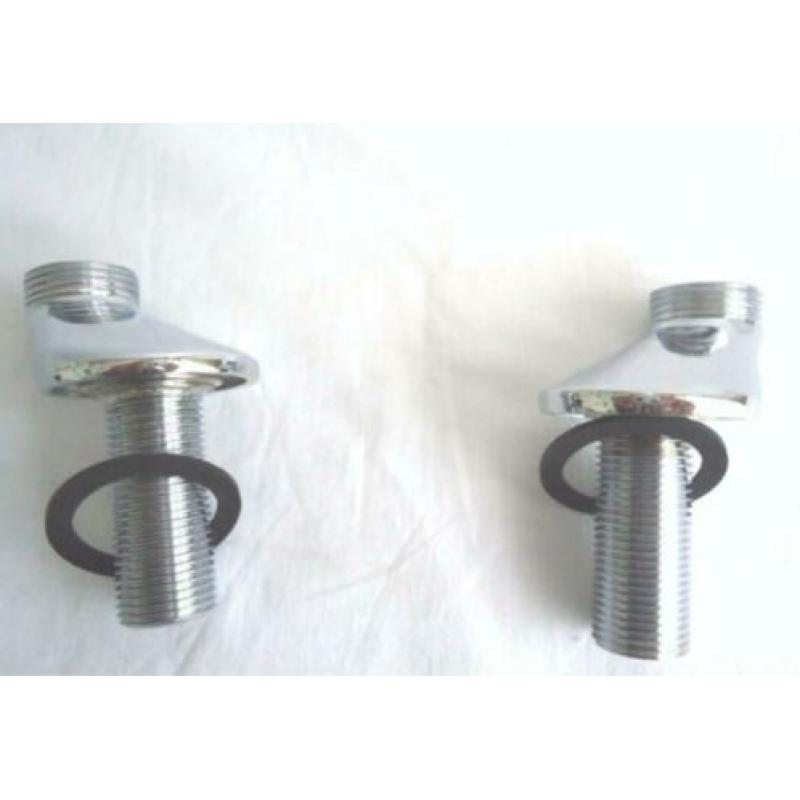 Chr. zwaai aansluit koppeling laag 3/4 x 1/2 set a 2stuks