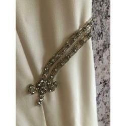 Jurk 'San Fiore' - Wit / zilver