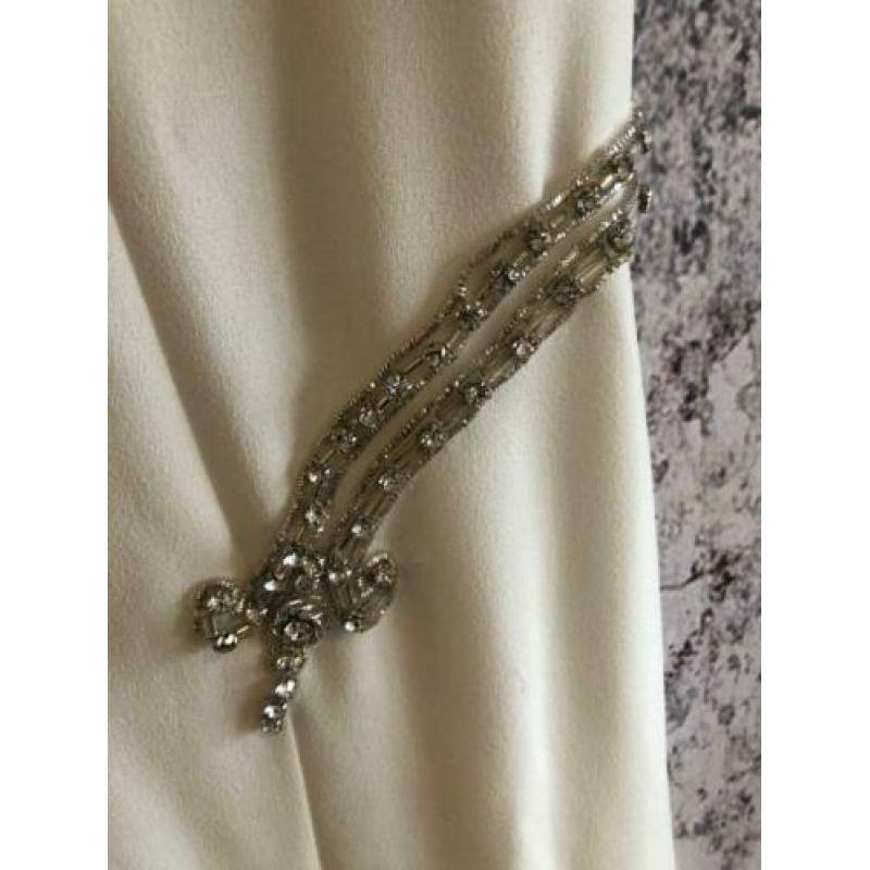 Jurk 'San Fiore' - Wit / zilver