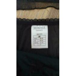 Zwart setje miriale luxury maat medium