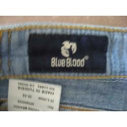 zgan bleached Blue Blood spijkerbroek, mt 30/32