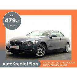 BMW 4 Serie Cabrio 420i High Exe Luxury M -Sport Aut8- Leer,