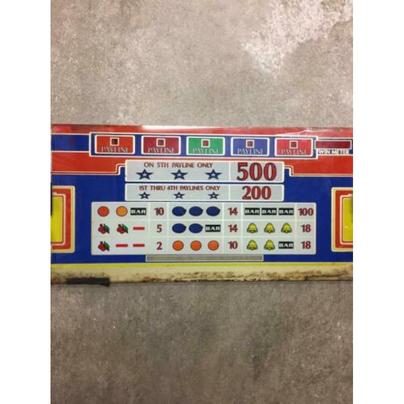 Ruitjes bally eenarmige bandiet