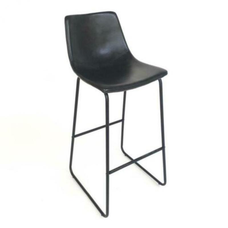 200x Vintage leren barkruk kruk horeca leer industriele 563