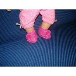 Poppenkleertjes - POPPENSLOFJES/PANTOFFELTJES