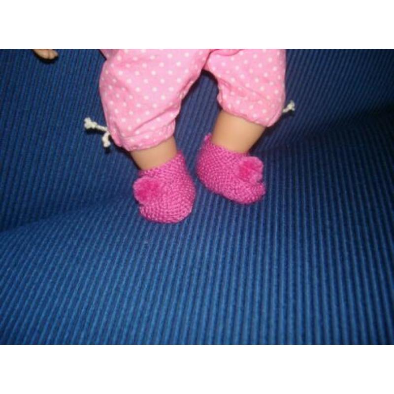 Poppenkleertjes - POPPENSLOFJES/PANTOFFELTJES