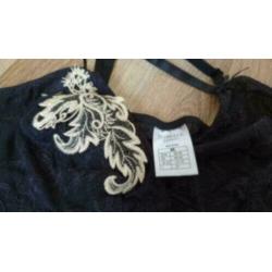 Zwart setje miriale luxury maat medium