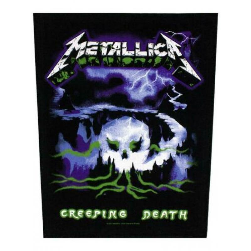 Metallica backpatch nieuw bp531-- 29x25x35 cm patch 2017