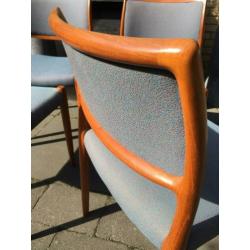 Niels Moller no 80 stoelen Deens design Vintage retro