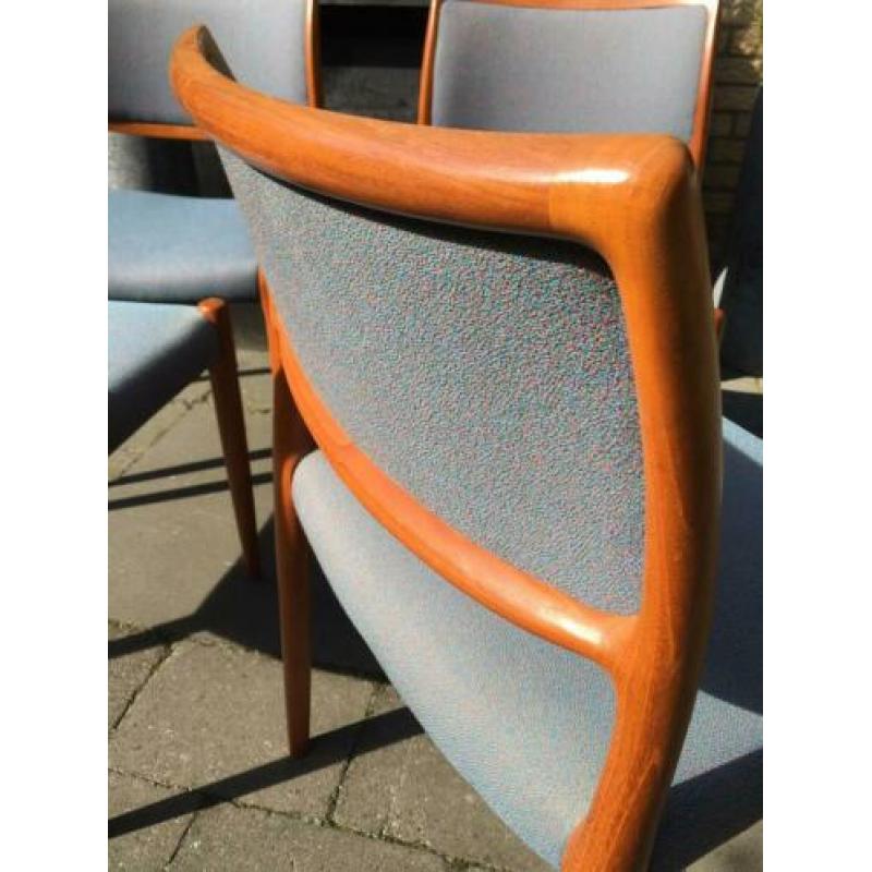 Niels Moller no 80 stoelen Deens design Vintage retro
