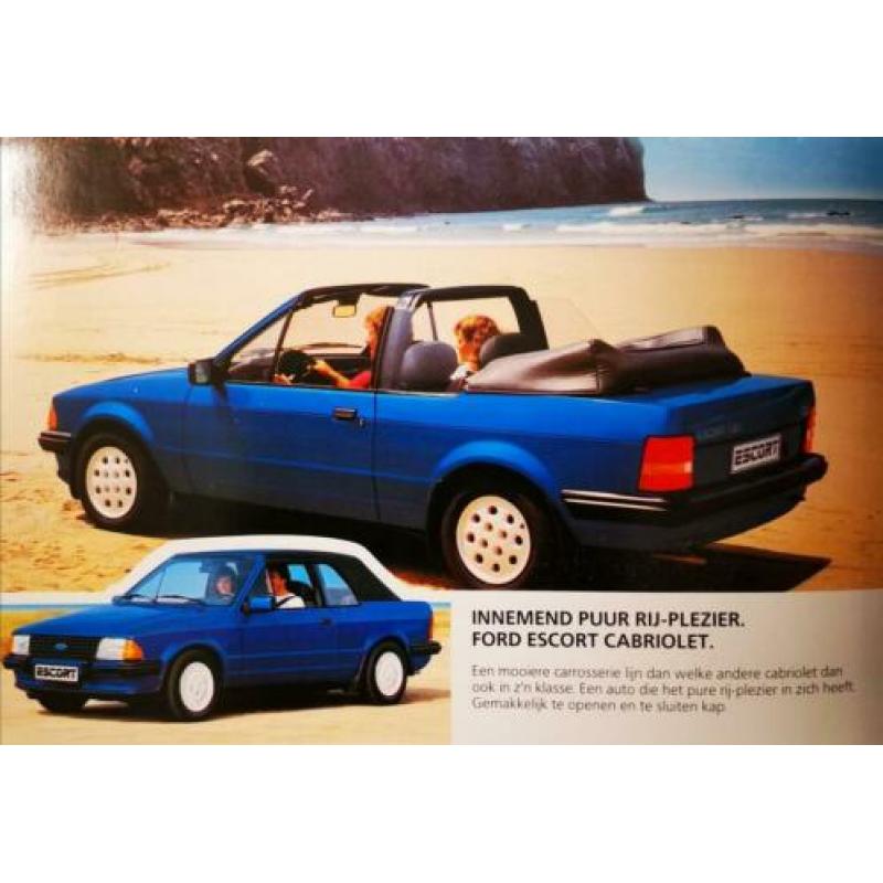 FORD Escort XR3i / Cabrio - 1985 autofolder