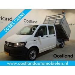 Volkswagen Transporter 2.0 TDI L2H1 DC 6 Pers. Kipper / Airc
