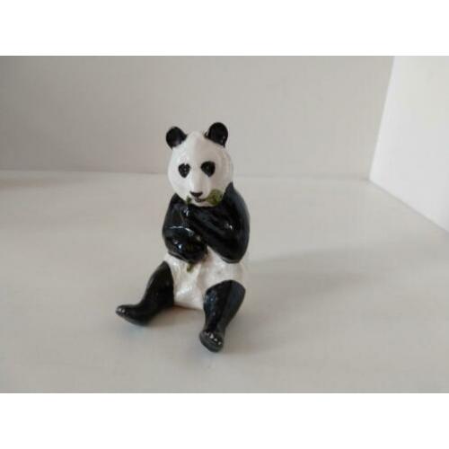 Beswick Panda Chi Chi met Bamboespruit, Zeer Zeldzaam