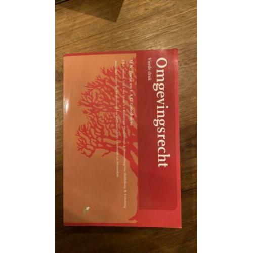Omgevingsrecht M.N. Boete en F.a.g. groothuijse