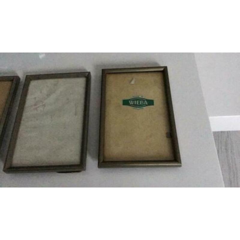Drie vintage foto lijsten