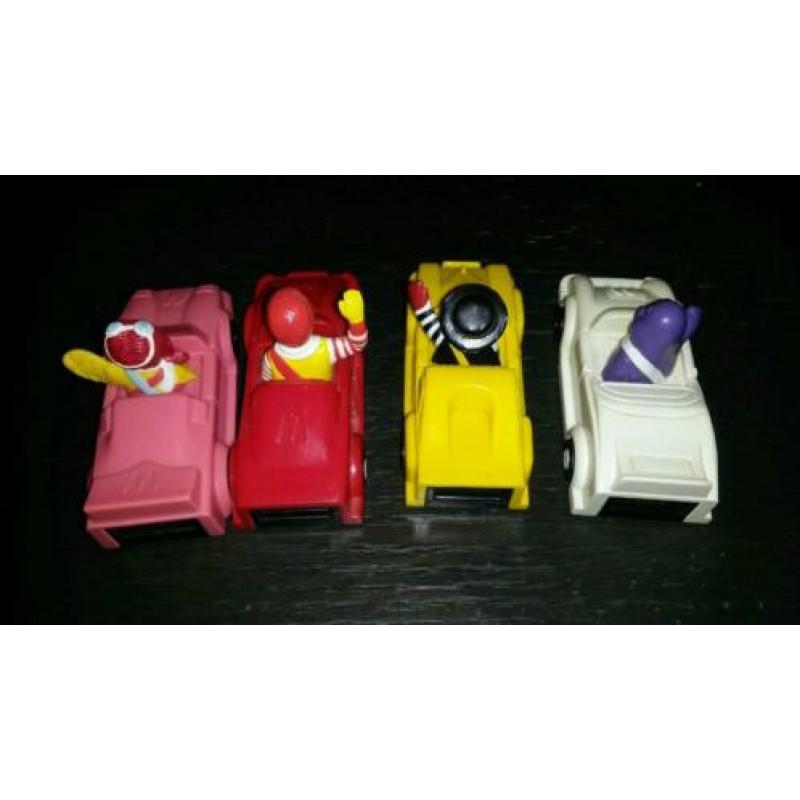 McDonald's Happy Meal speelgoed 4x Connect-a-car 1991