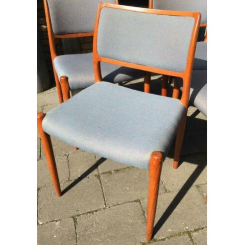 Niels Moller no 80 stoelen Deens design Vintage retro