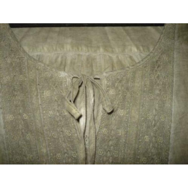SANDWICH tuniek jurk met slipdress maat 44