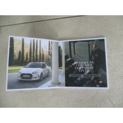 Brochure folder Citroën Citroen D S DS 3 DS3 cabrio