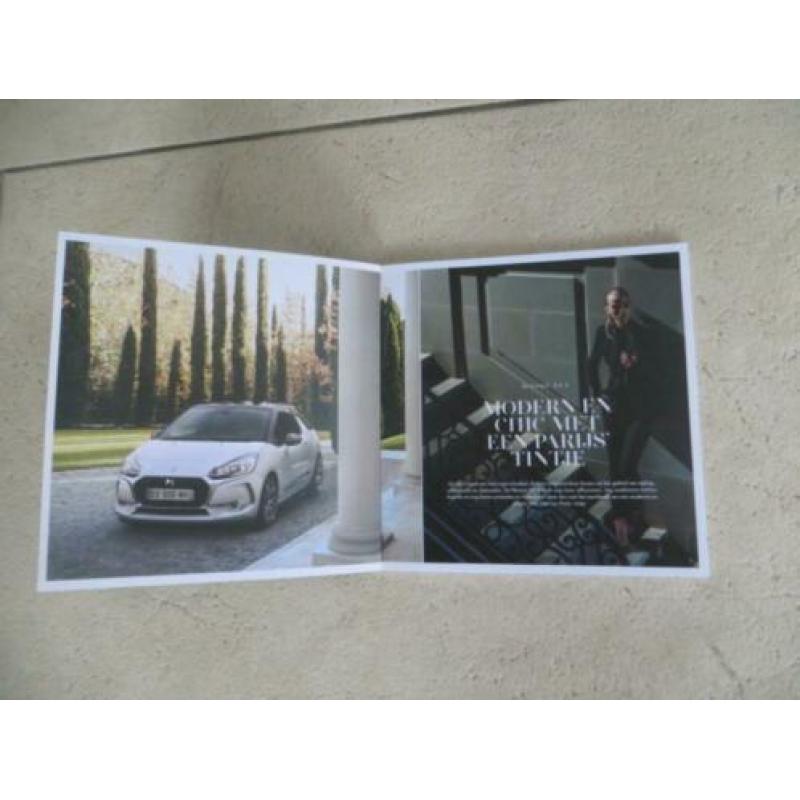Brochure folder Citroën Citroen D S DS 3 DS3 cabrio