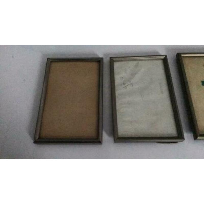 Drie vintage foto lijsten