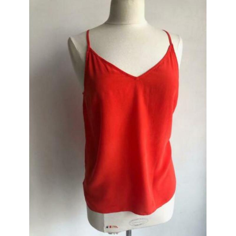 gestuz top zijde maat 40 rood
