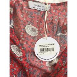 Auguste wrap dress maxi jurk maat 36 nieuw