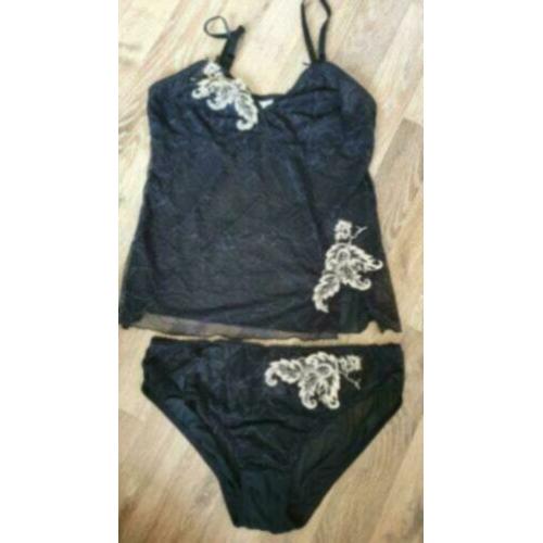 Zwart setje miriale luxury maat medium