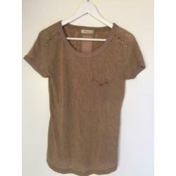 2-delige Jumpsuit Beige S
