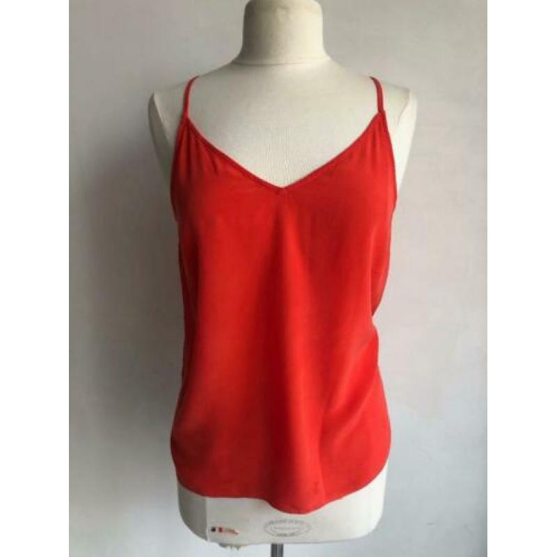 gestuz top zijde maat 40 rood