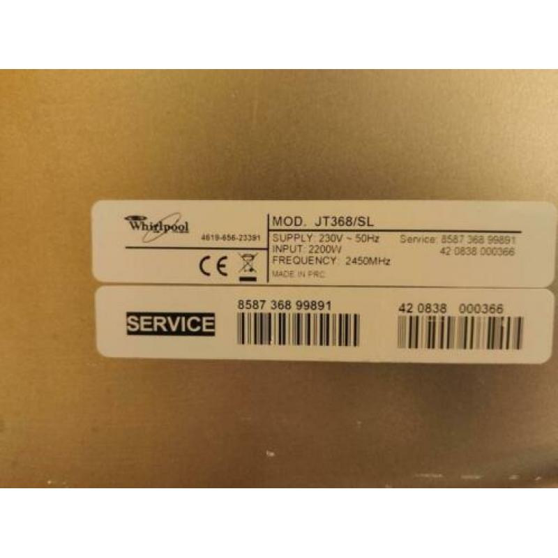 Whirlpool Combimagnetron JT368/SL
