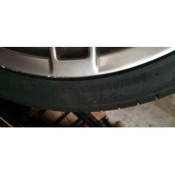 Set van 4 RS4 18 inch imitatie velgen voor audi a3