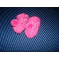 Poppenkleertjes - POPPENSLOFJES/PANTOFFELTJES
