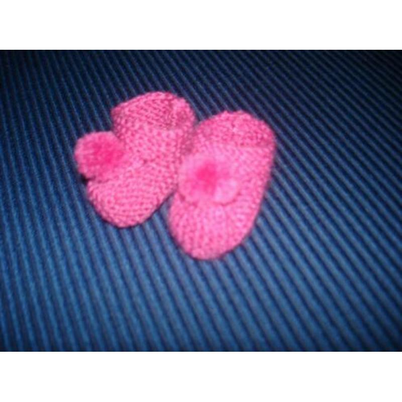 Poppenkleertjes - POPPENSLOFJES/PANTOFFELTJES