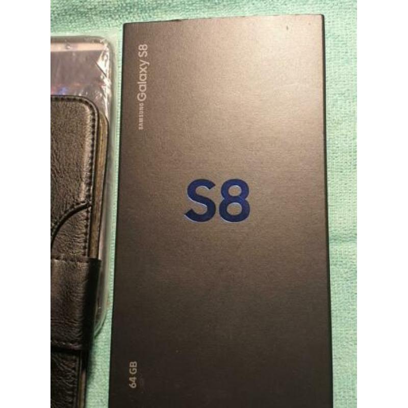 Samsung S8 zwart originele doos lader enz zgan
