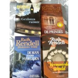 Vier boeken van Ruth Rendall