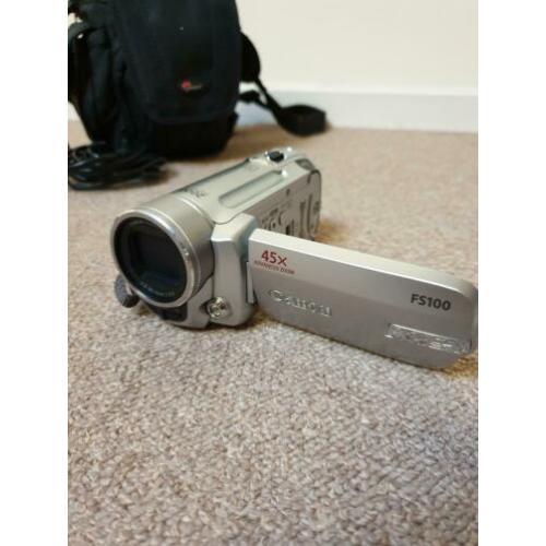 Canon fs100 videocamera