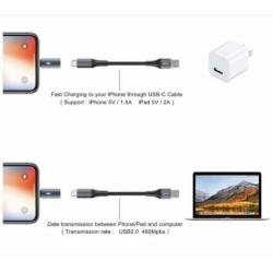 Adapter iOS Lightning(m)-USB-C(v)
