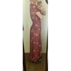 Auguste wrap dress maxi jurk maat 36 nieuw