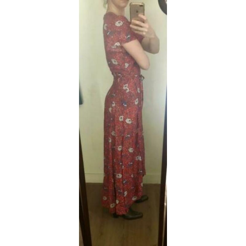 Auguste wrap dress maxi jurk maat 36 nieuw