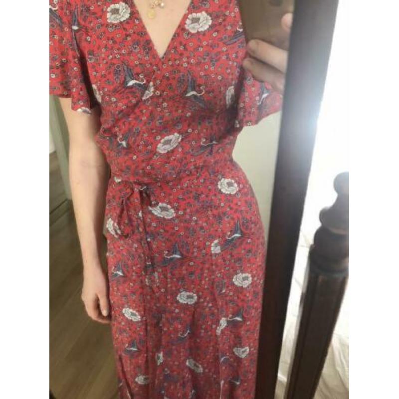 Auguste wrap dress maxi jurk maat 36 nieuw