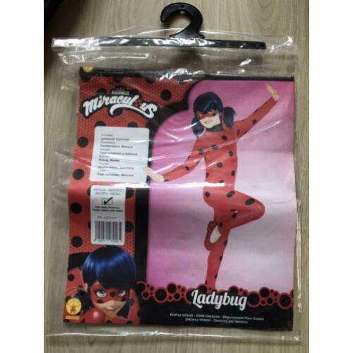 Miraculous Ladybug verkleedpak maat 5-6 jaar (110-116)