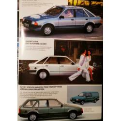 FORD Escort XR3i / Cabrio - 1985 autofolder